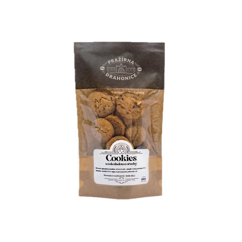 Cookies s čokoládou a ořechy