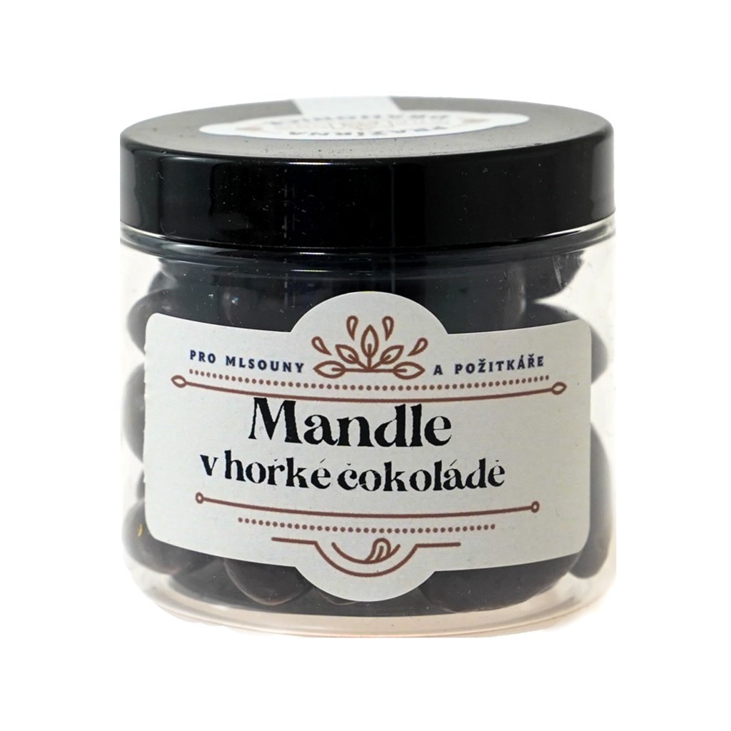 Mandle v hořké čokoládě