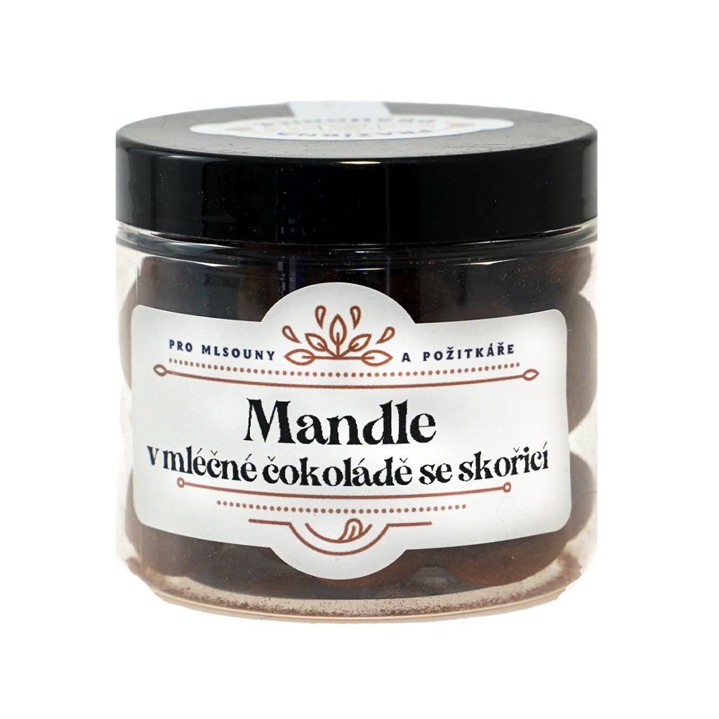 Mandle v mléčné čokoládě se skořicí