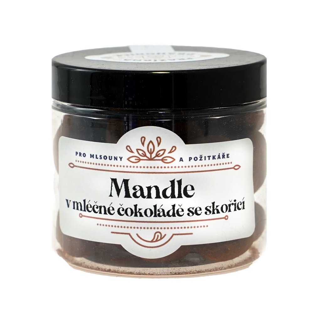 Mandle v mléčné čokoládě se skořicí