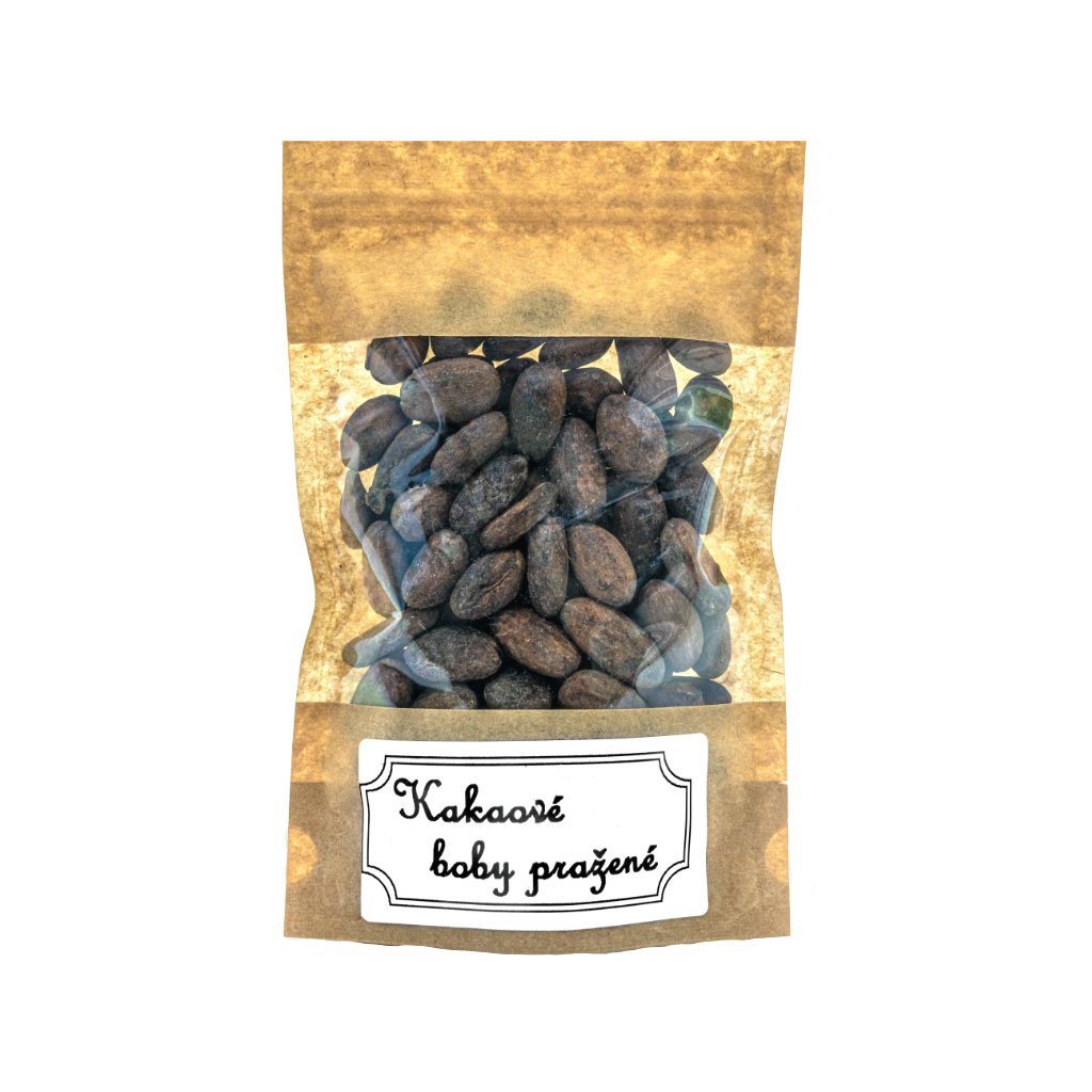 Kakaové boby pražené celé 100 g
