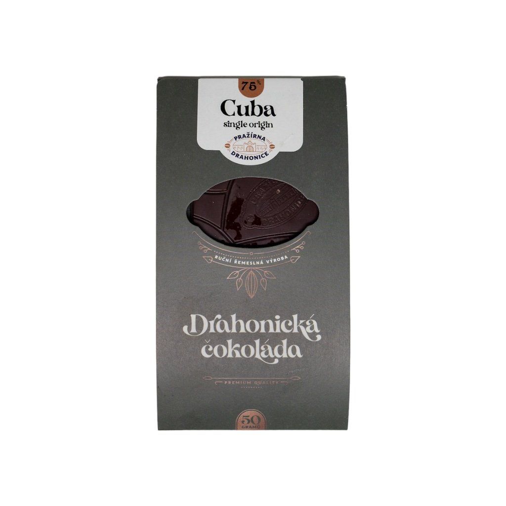Čokoláda Extra Tmavá Cuba 75%