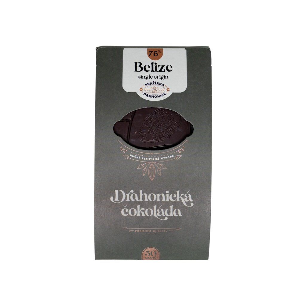 Čokoláda Extra Tmavá Belize 75%