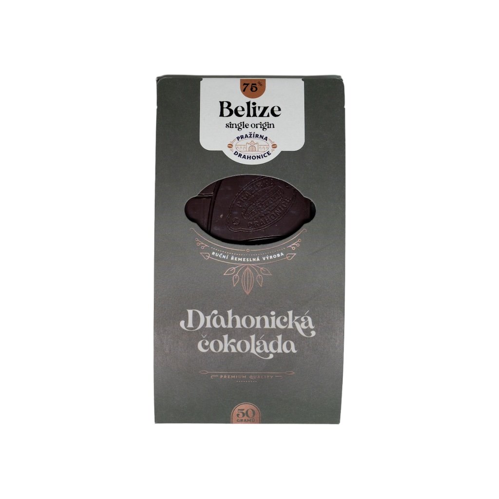 Čokoláda Extra Tmavá Belize 75%