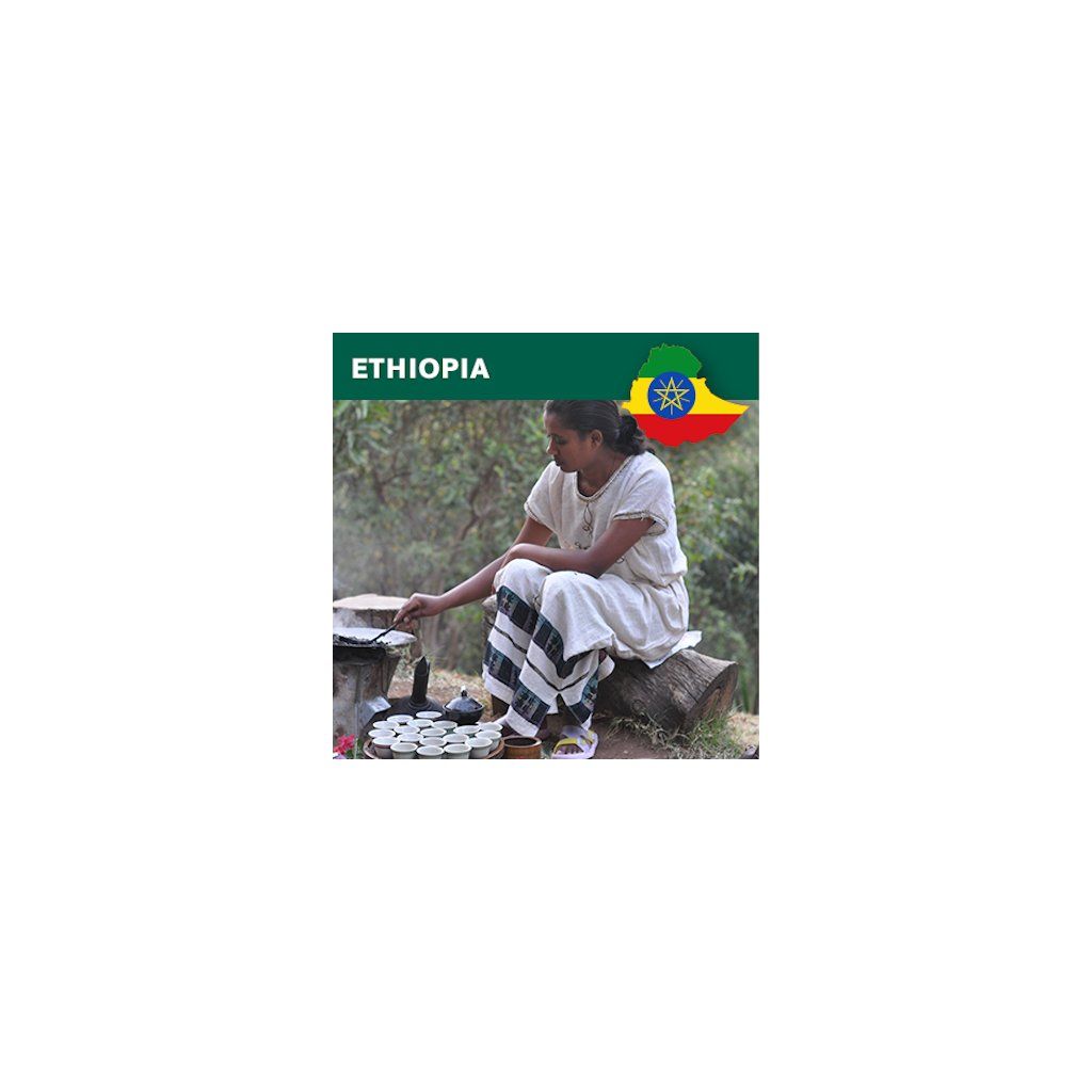 Etiopia Yiargacheffe Gr.2 (zelená)