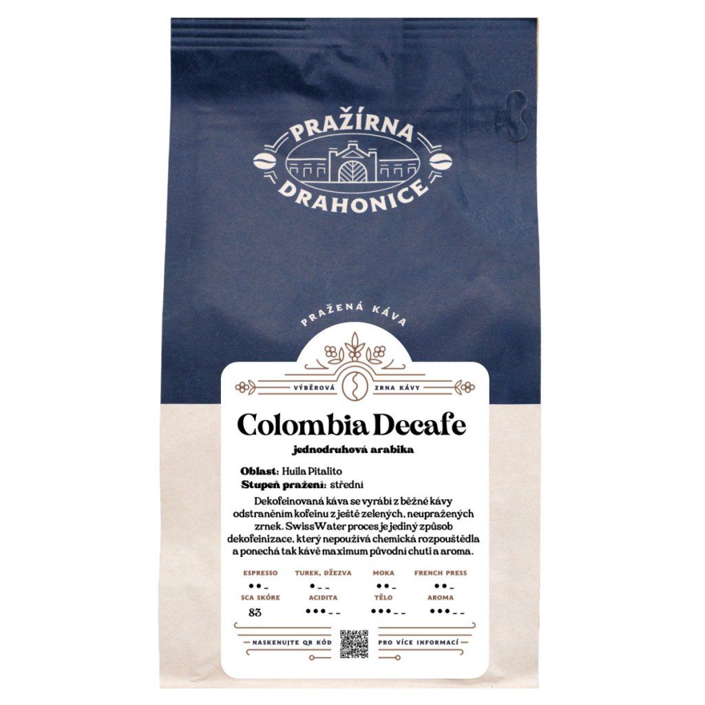 Colombia Supremo Dekofeinovaná CO2